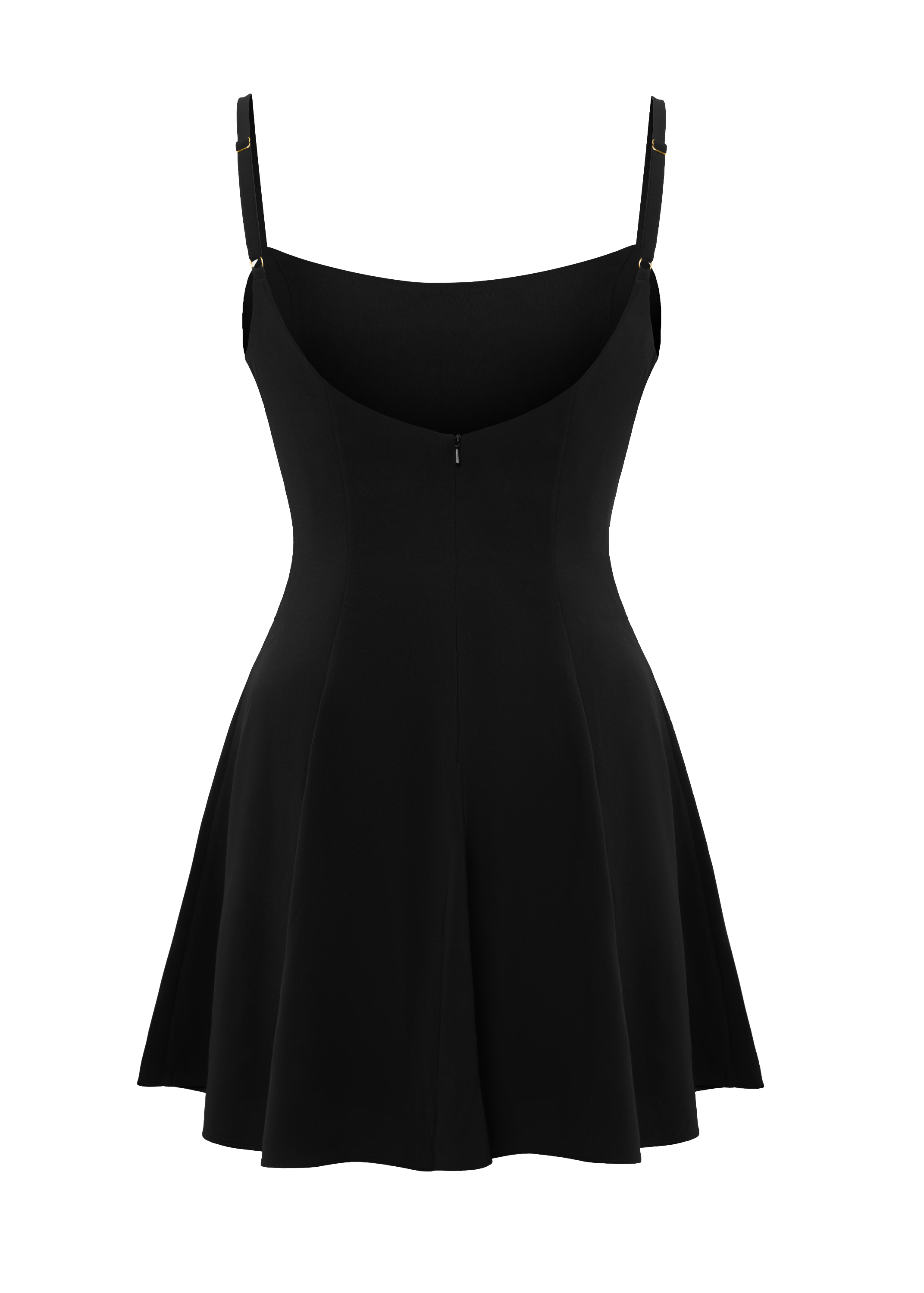 فستان نورا طويل بحزام وظهر مفتوح