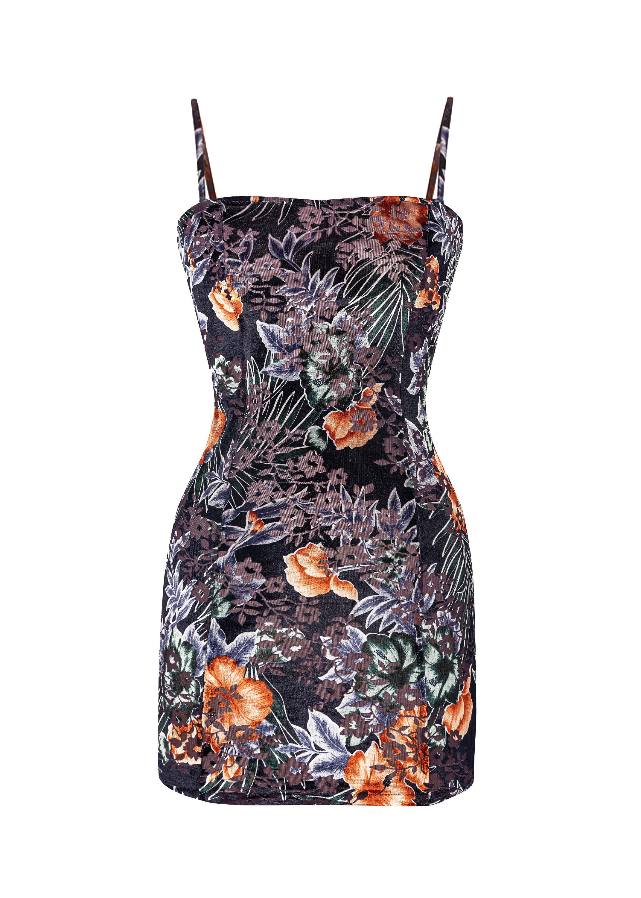 فستان روكي بوديكون من المخمل المحترق