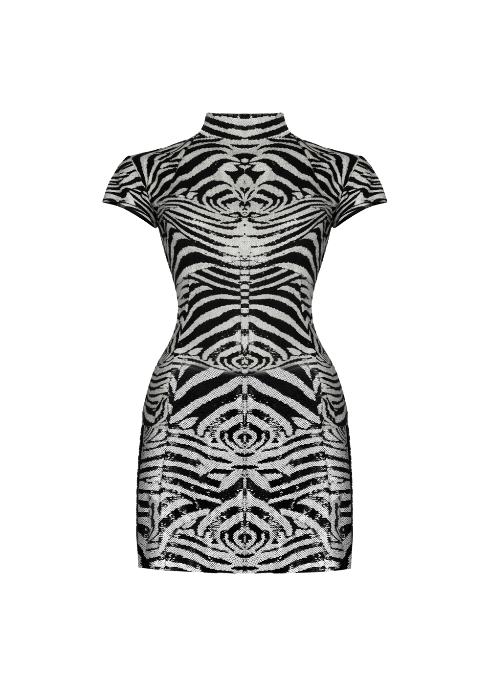 فستان سيينا مفتوح الظهر لحفلات الكوكتيل قصير