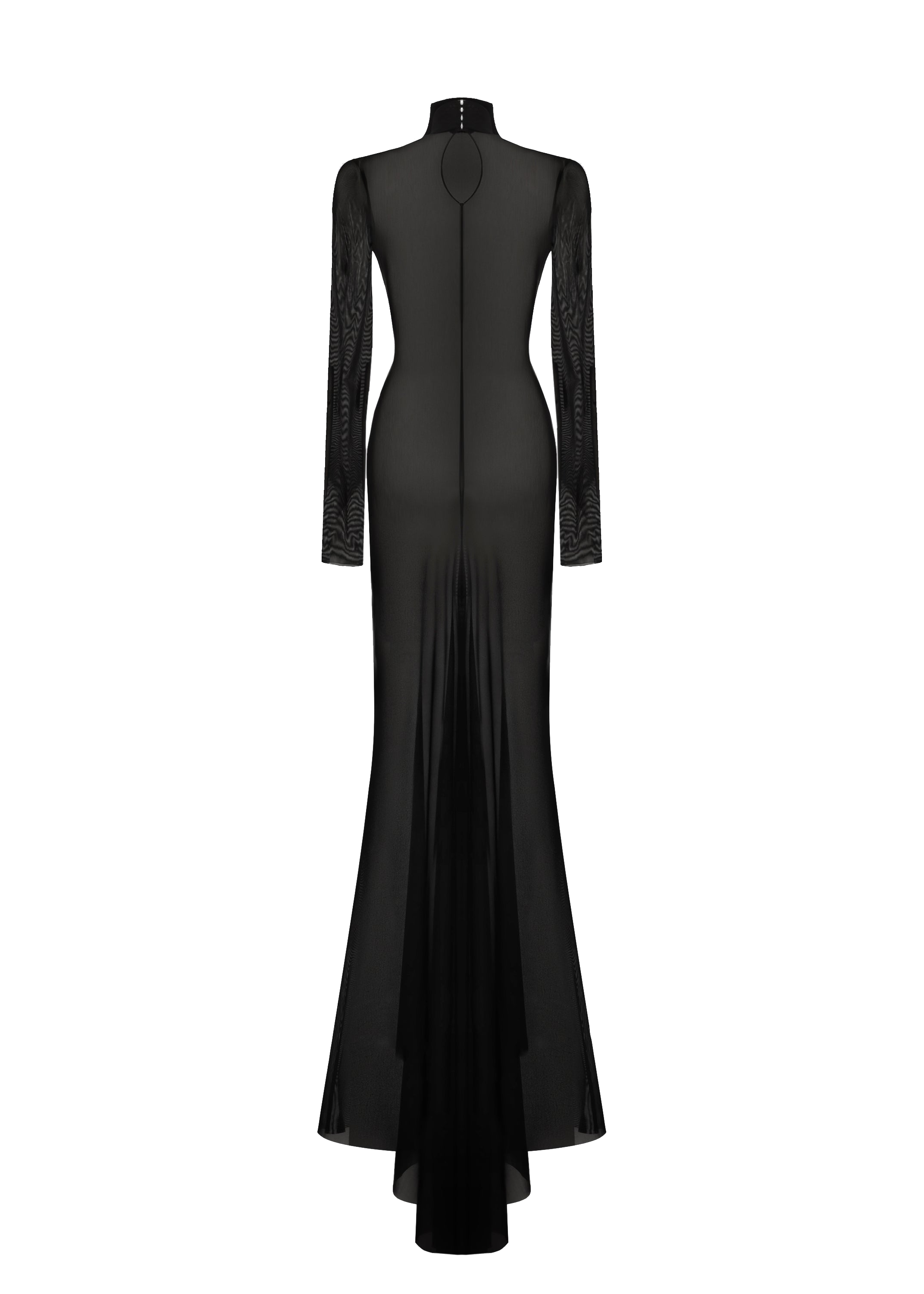 فستان كنزا ماكسي شبكي